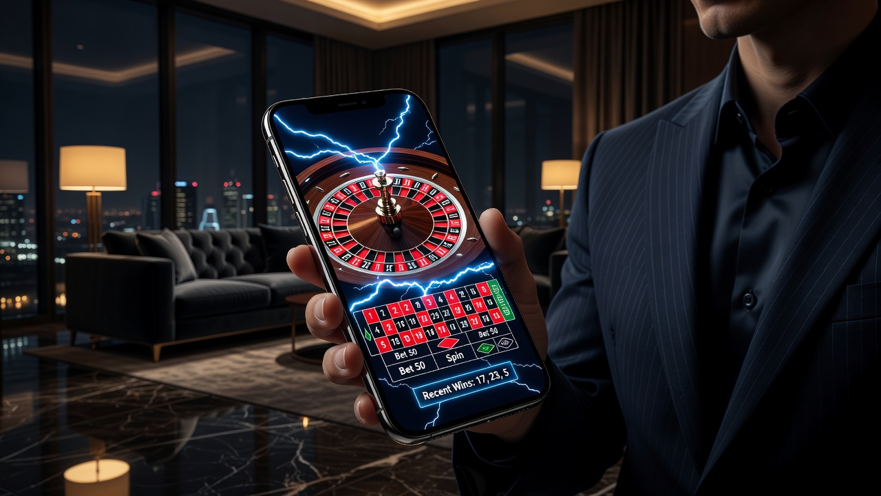 Playing on Mobile Devices - live casino lightning roulette